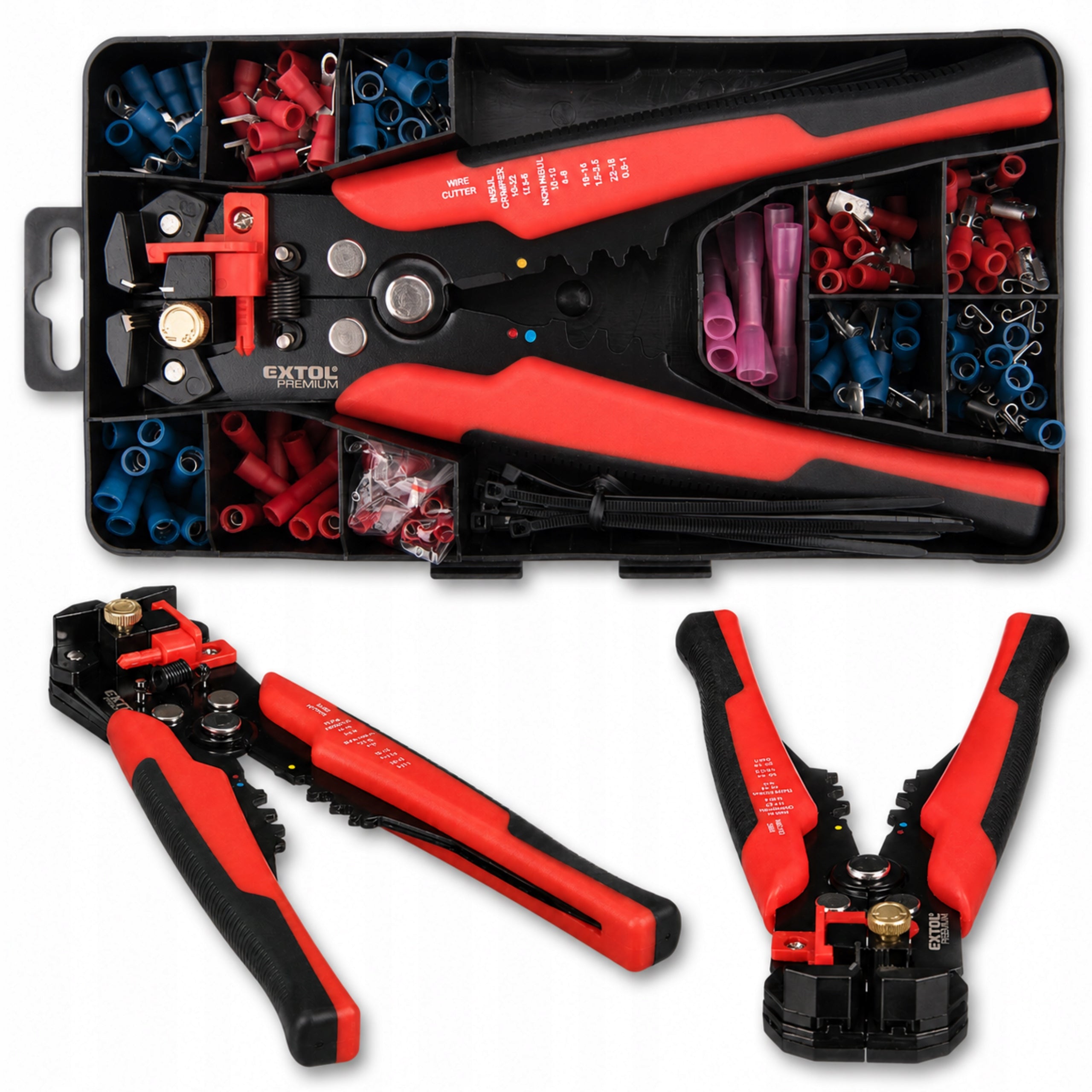 Insulation Puller for Cutting and Pulling Set of 231 Pliers Tips
