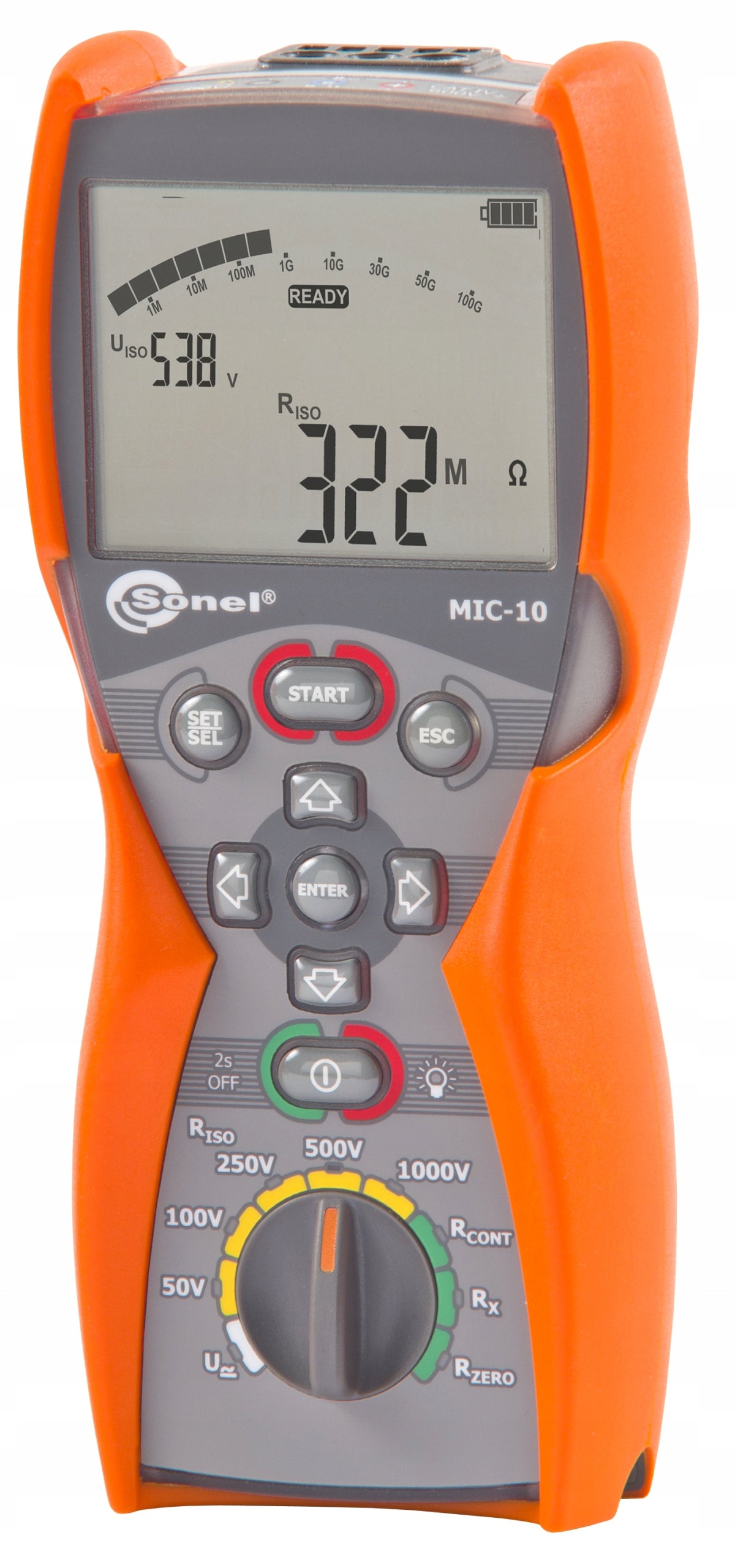Insulation resistance meter MIC-10 with equipment Manufacturer code WMPLMIC10
