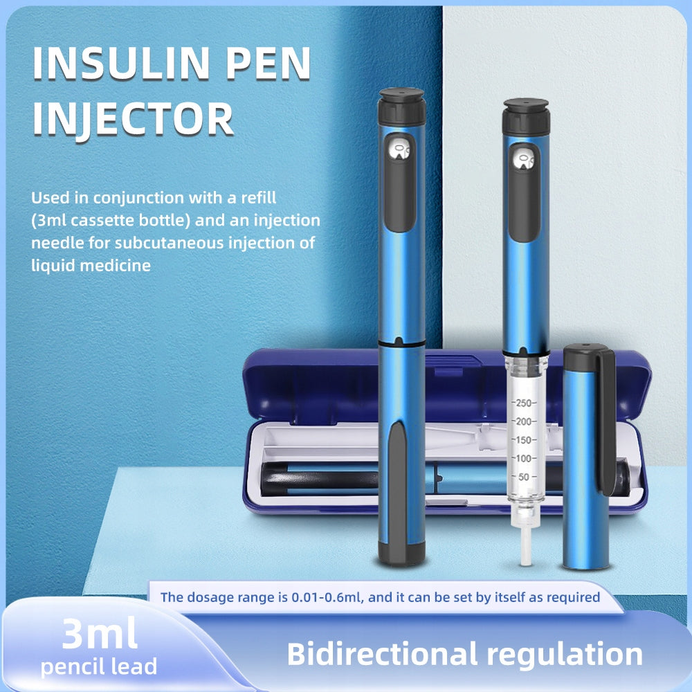 Insulin Pen Injector with Precise Dose Control & Clear Window