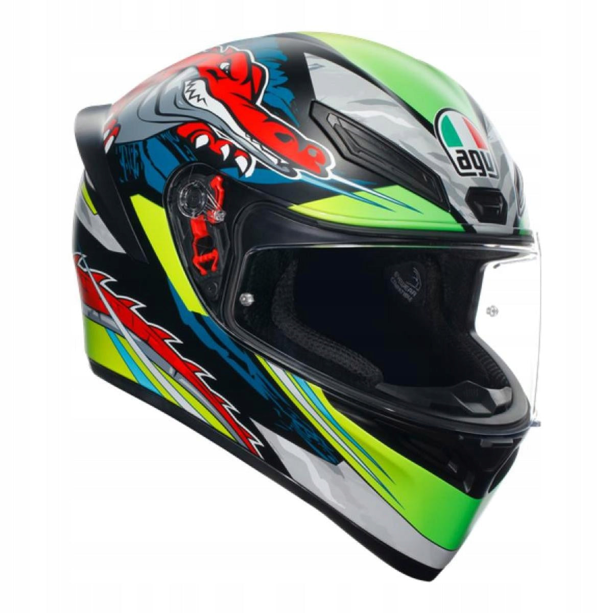 Integral Helmet AGV K1 S Dundee Matt Lime/Red XL