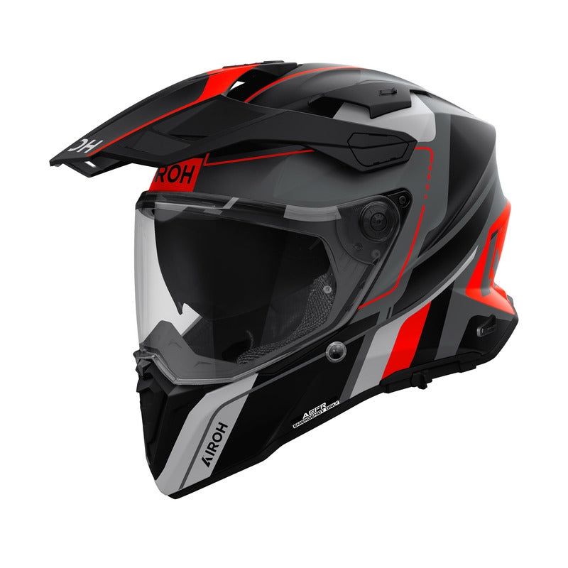 Integral helmet AIROH COMMANDER 2 SKIP (ECE 22.06) orange/mat ros. S