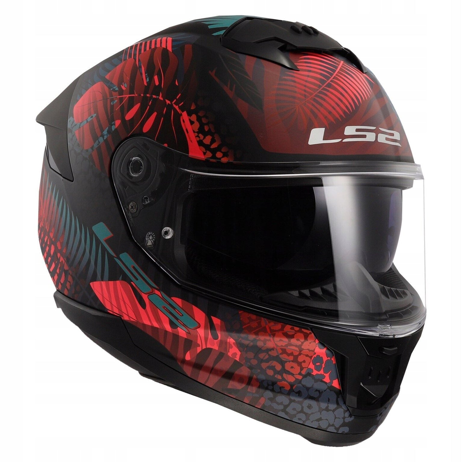 Integral helmet LS2 FF808 STREAM II JUNGLE M.BL.PINK approval ECE 22.06 Size M