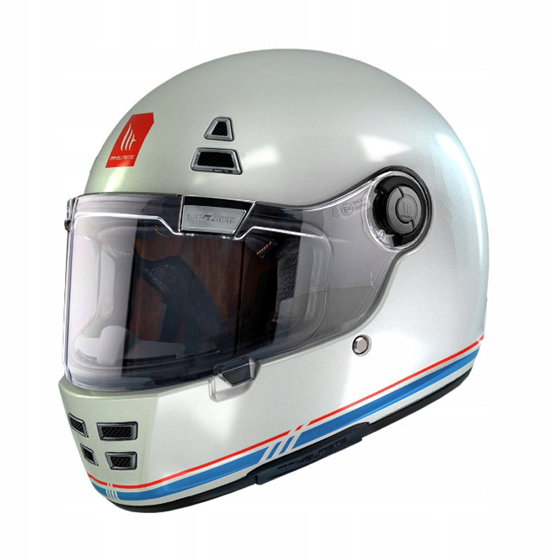 Integral helmet MT Helmets JARAMA SV white A7 Roz. XS