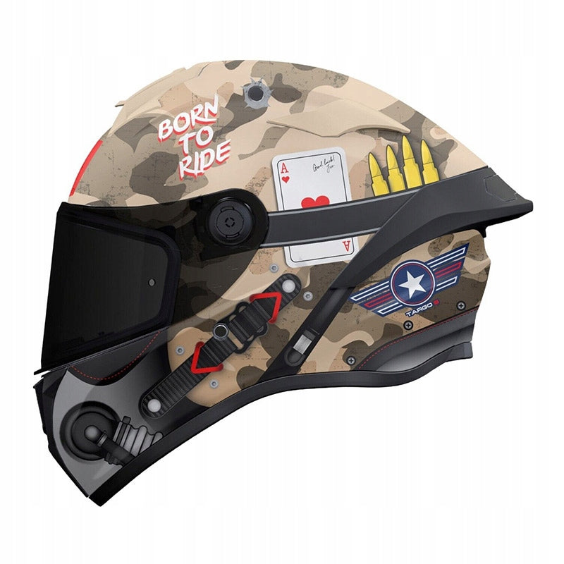 Integral helmet MT Helmets TARGO S PATTON A2 matt (ECE22.06) Roz. S