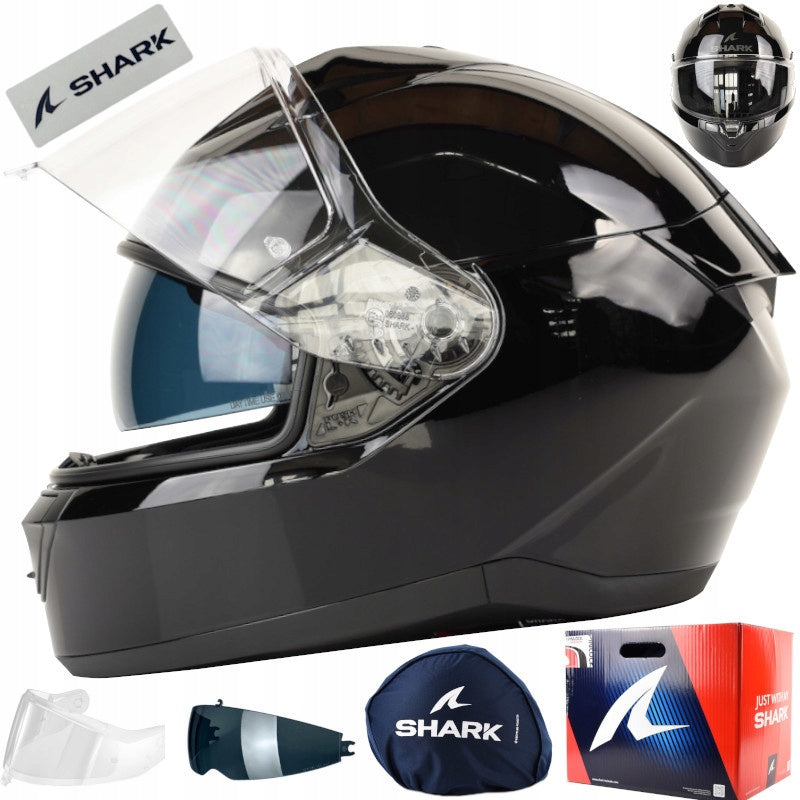 Integral helmet Shark Ridill 2 Blank Black gloss size XXL