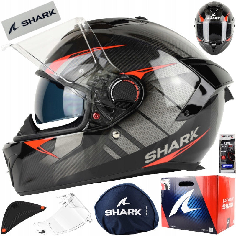 Integral helmet Shark Spartan Gt Pro Kultram Carb Black/Red L