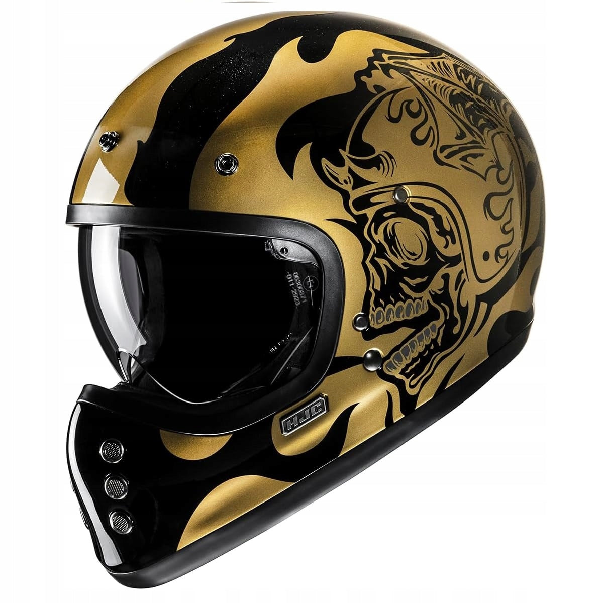 Integrated motorcycle helmet HJC V60 Flame MC9 size S 55 - 56 cm Flame