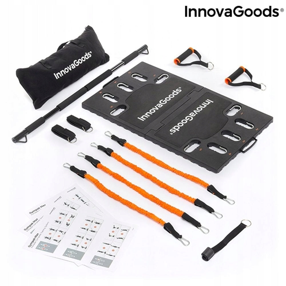 Integrated portable InnovaGoods Gympak Max 11 el. Color black