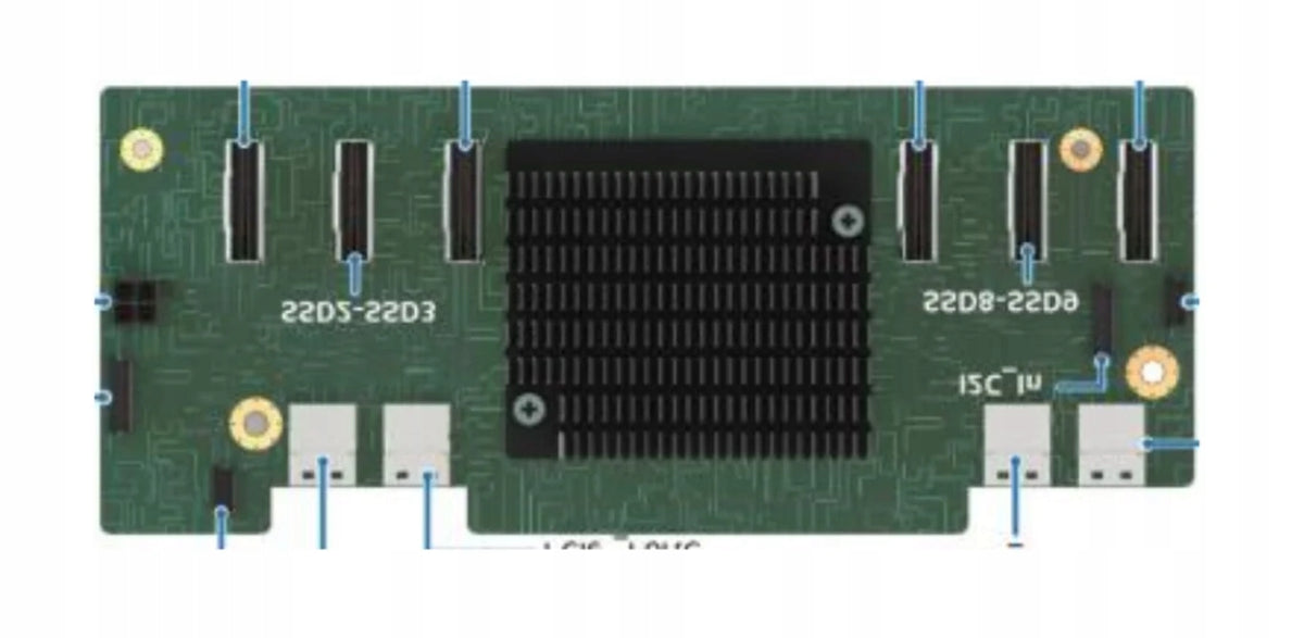 Intel 2U Midplane Extension Board