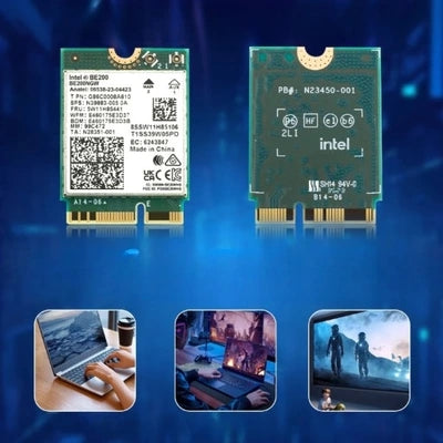 Intel network adapter Intel Wi-Fi 7 BE200 2230 2x2 BE+BT (No vPro) Manufacturer Intel
