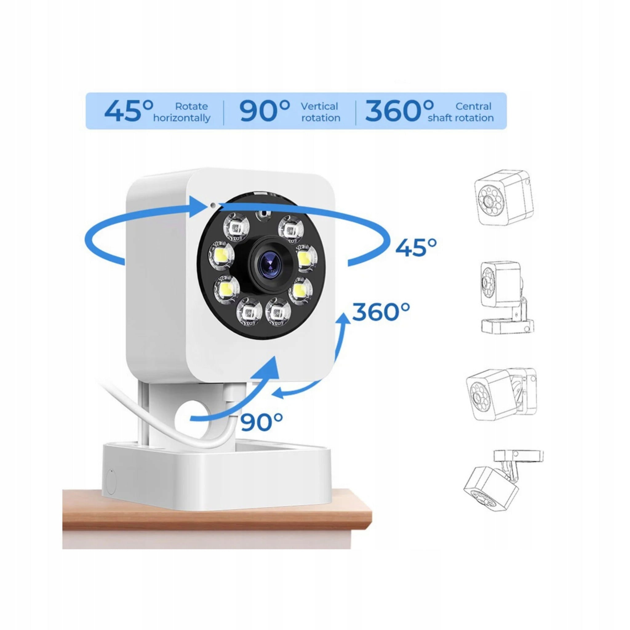Tuya 1080P WiFi išmanioji stebėjimo kamera
