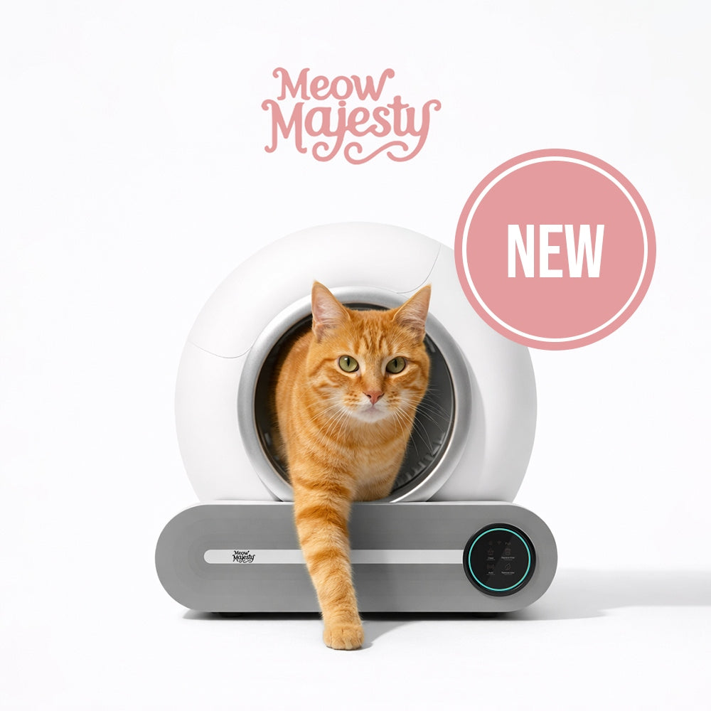 Inteligentná-Smart samočistiaca toaleta pre mačky Meow Majesty