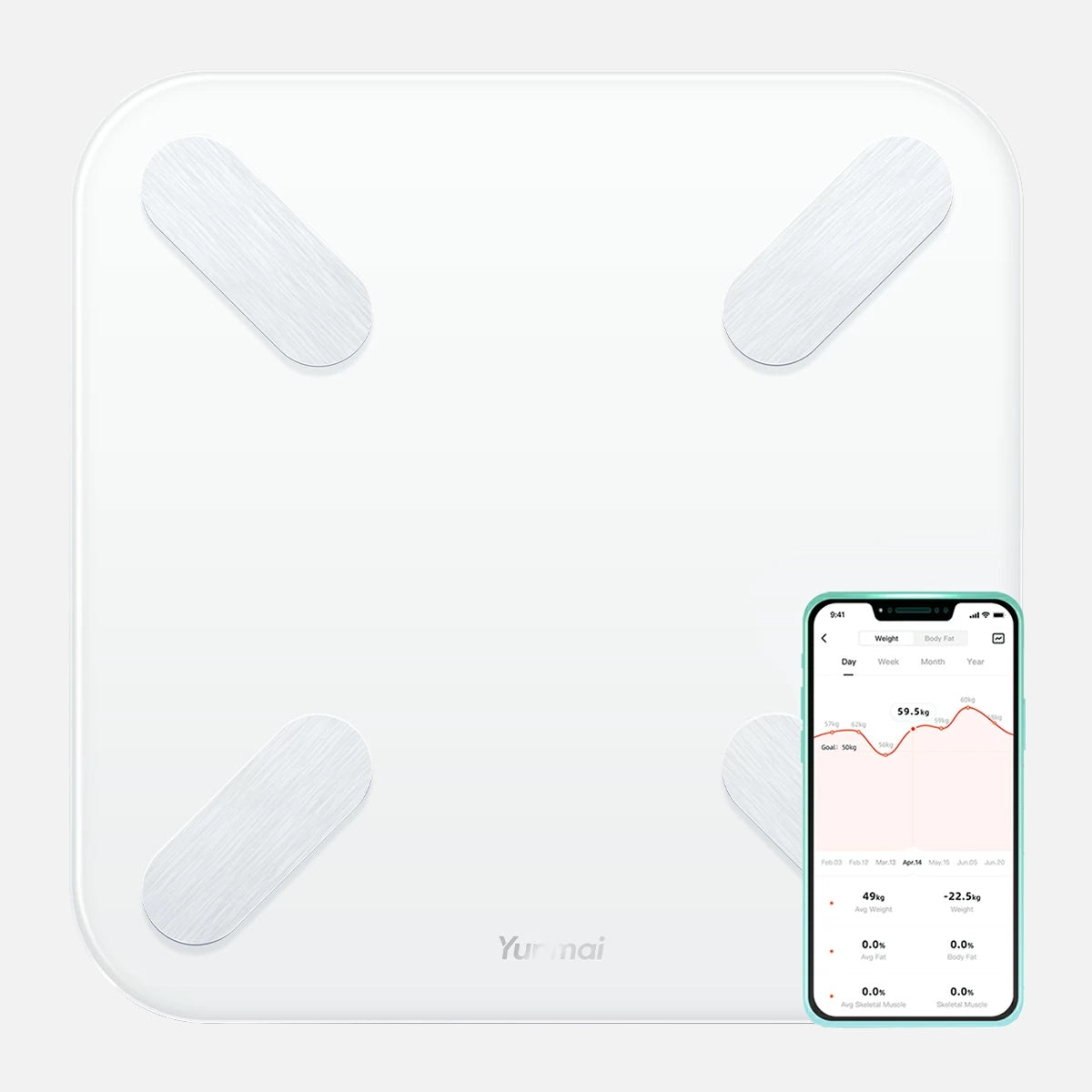 Inteligentne wagi Yunmai X Smart Scale (YMBS-M268)