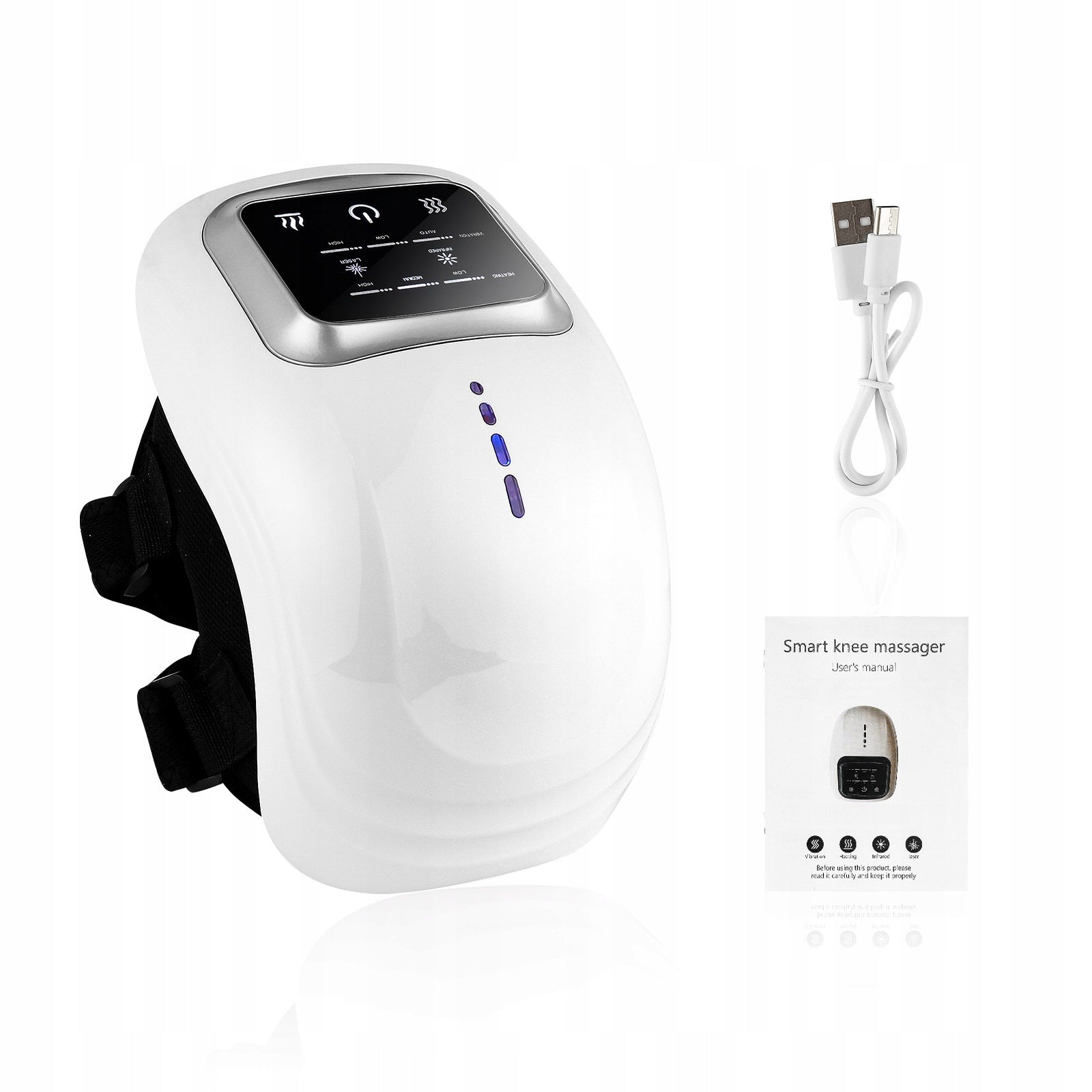 Inteligentny masażer kolan, ekran dotykowy LED, prezent dla seniorów Manufacturer code Guangzhou Hexiao E-commerce Co., Ltd.
