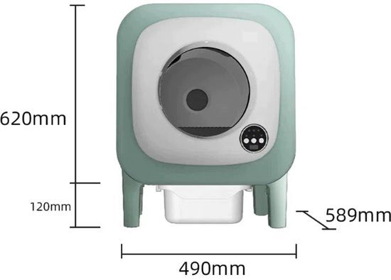 Intelligent automatic self-cleaning litter box with ventilation Packaging status original