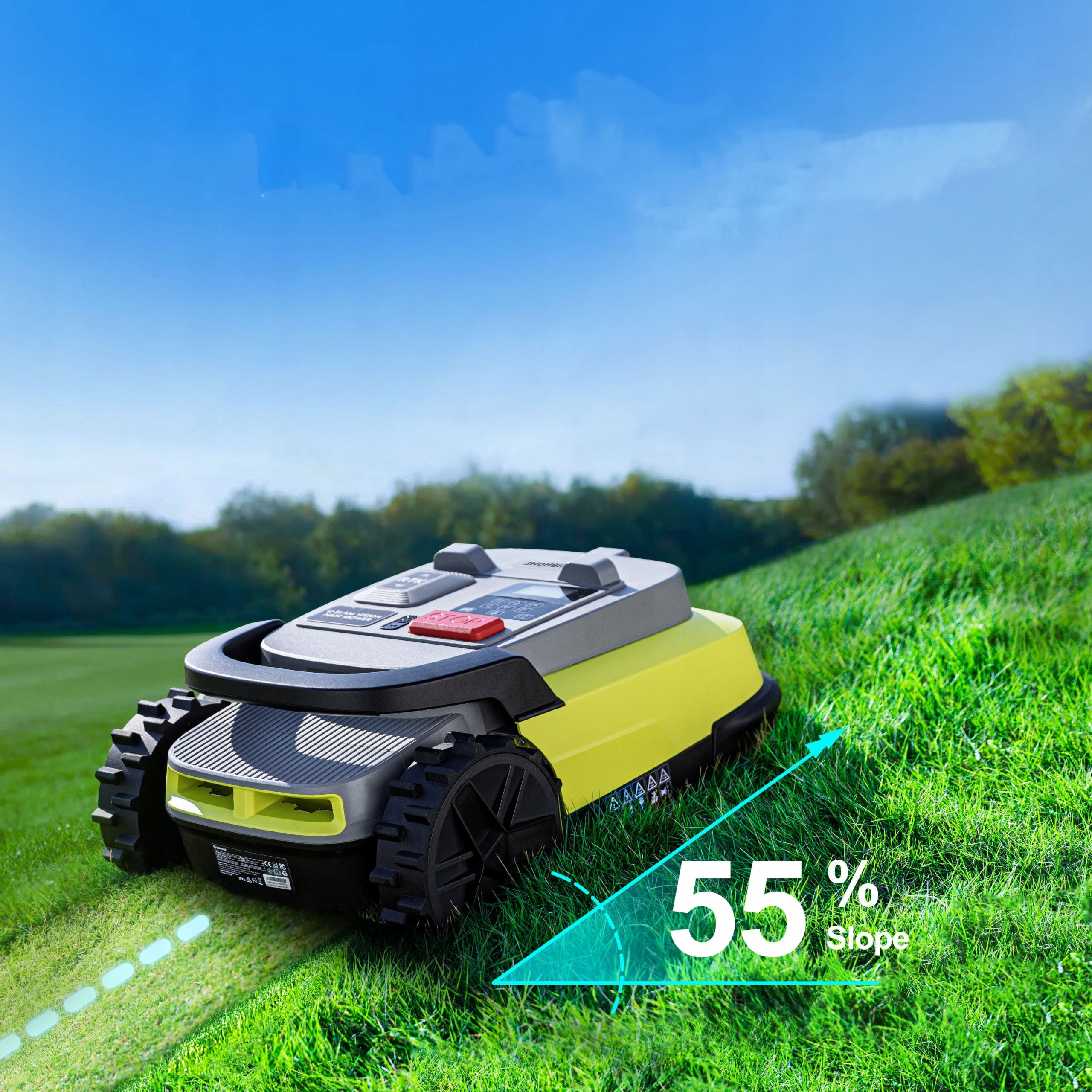 Intelligent lawn mowing robot M10, RTK+AI vision fusion, APP control Series electric lawn mower