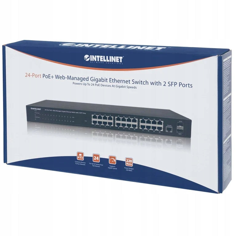 Intellinet 560559 Gigabit Ethernet Managed Network Switch (10... Manufacturer Intellinet
