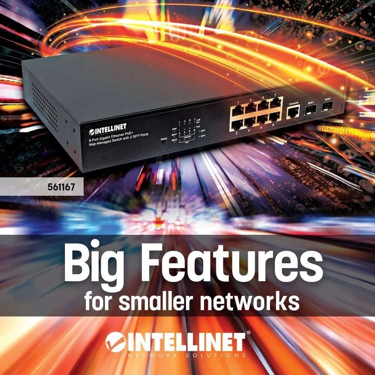 Intellinet 561167 Gigabit Ethernet Managed Network Switch (10... Manufacturer Intellinet