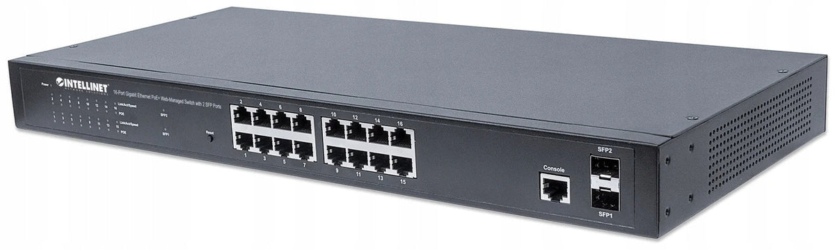 Intellinet 561198 Network Switch Managed L2+ Gigabit Ethernet...