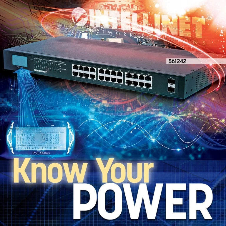 Intellinet 561242 Network Switch Unmanaged Gigabit Ethernet... Manufacturer Intellinet