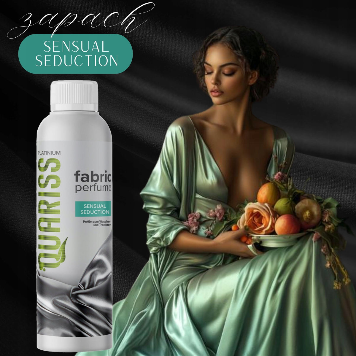 Intensive perfume for washing Quariss – Sensual Seduction 250ml Packaging status original
