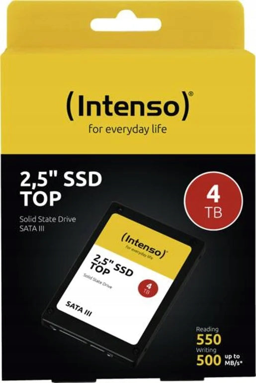 Intenso 3812480 SSD 4 TB 2.5" SATA III 3D NAND Manufacturer Intenso
