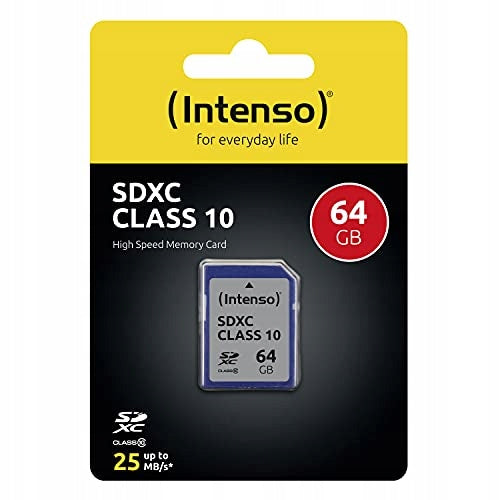 Intenso 64GB SDXC Card Class 10 Manufacturer Intenso
