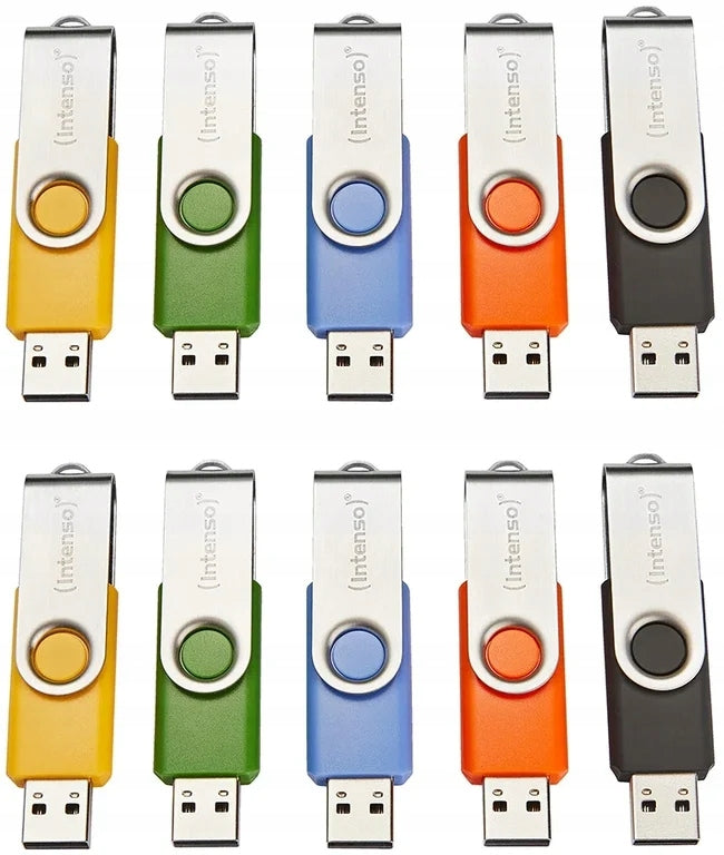 Intenso Basic Line USB 4 GB USB Type-A 2.0 Black, Blue,...