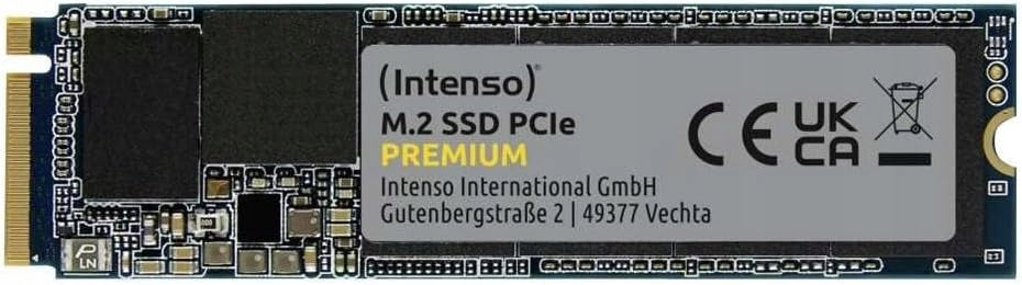 Intenso M.2 1TB NVMe PCIe Gen3x4 2100MBs 1700MBs 2280