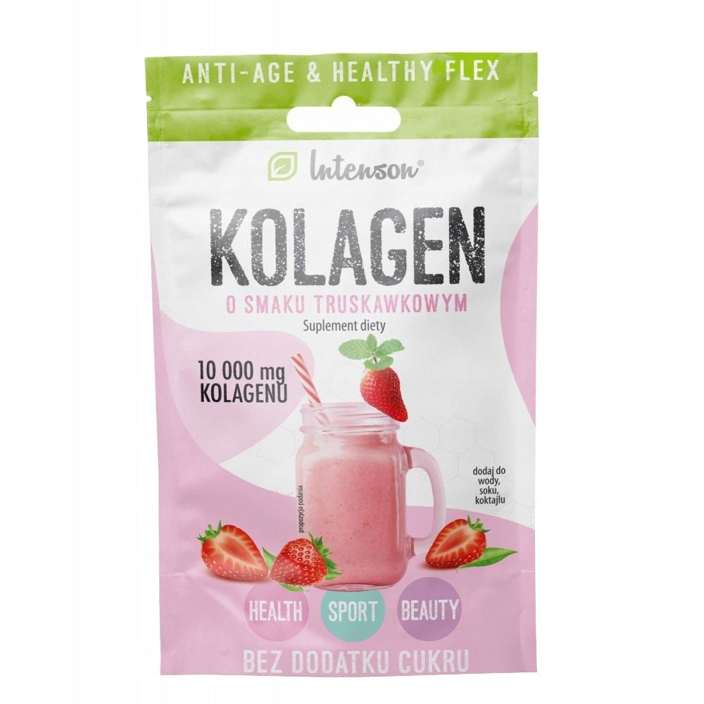Intenson Collagen Vitamin C Hyaluronic Acid Hair Skin 11g Strawberry Manufacturer code 5902150288749