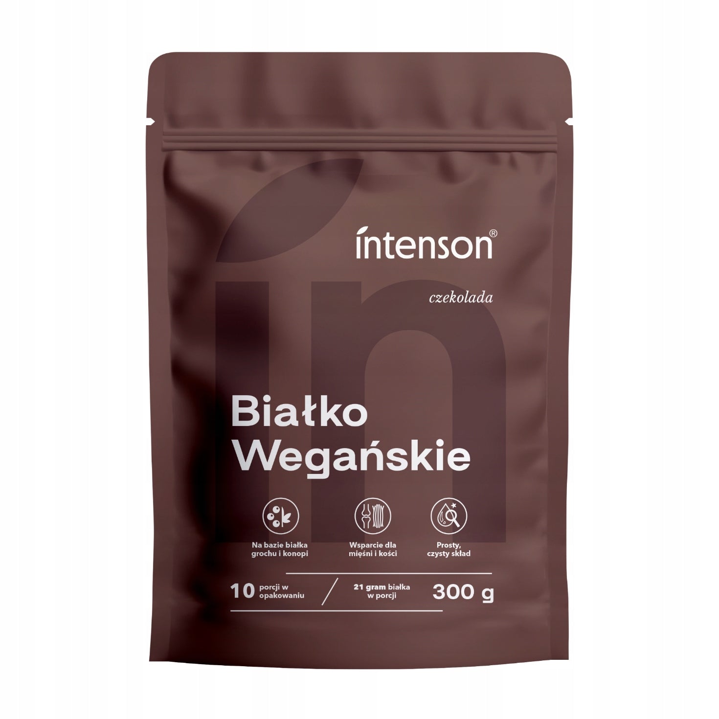 Intenson Vegan Chocolate Protein 300 g + Multi Collagen Sachet 11g Expiration date at least six months from the date of purchase