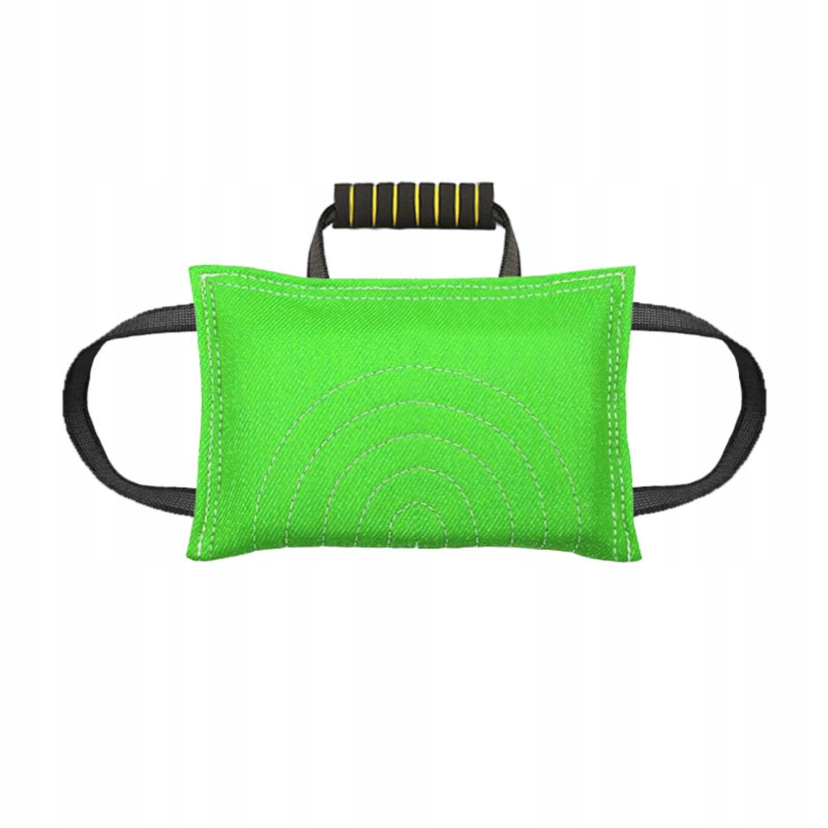 Interactive Bite Pillow with Handles | Tug Toy with Handles, Tough, Green