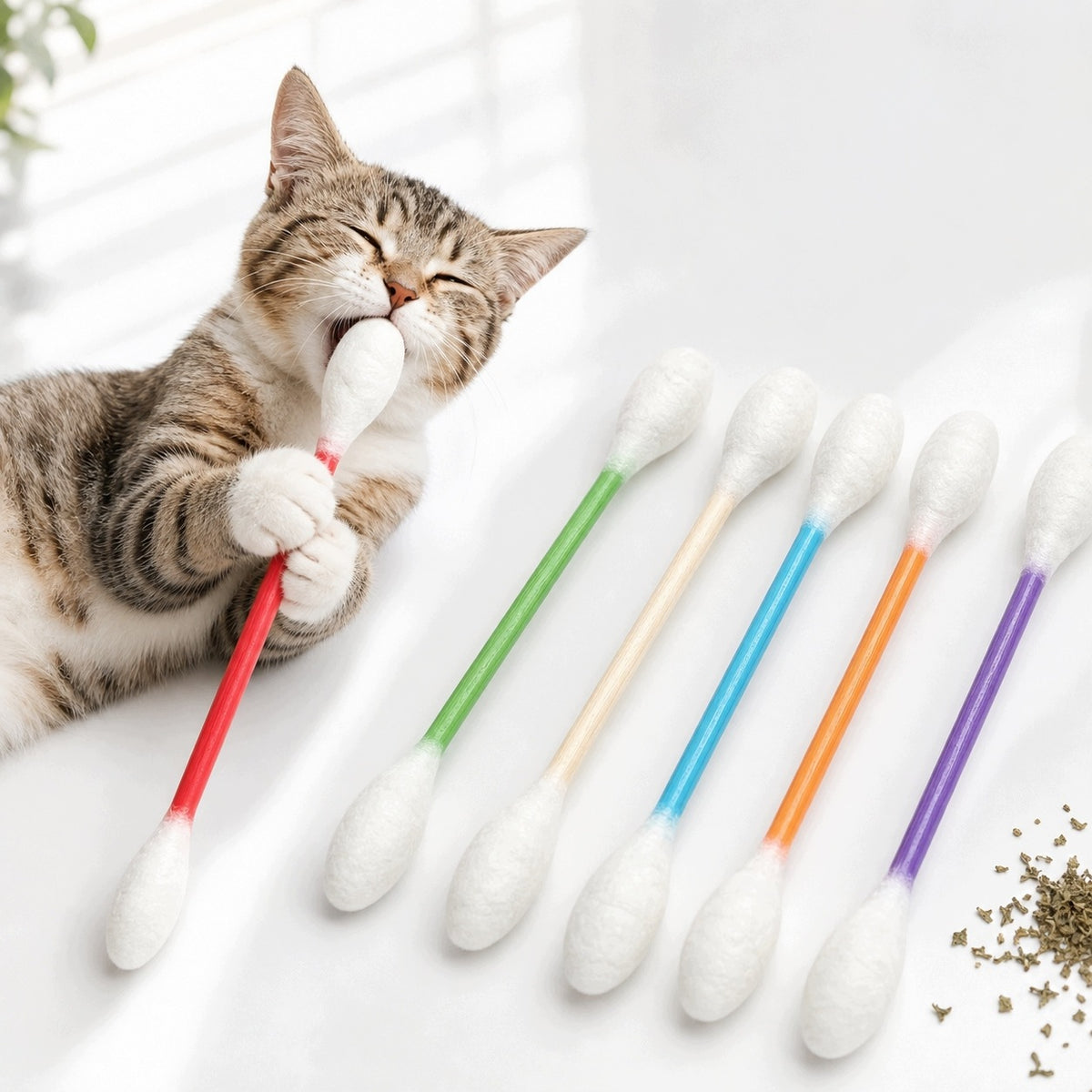 Interactive Cat Digging and Chewing Toys, Teeth Cleaning 6 Pieces