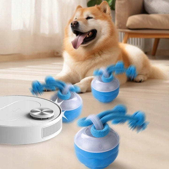 Interactive Cat Dog Toy Escape Jumping Ball Durable Dogs Packaging status original