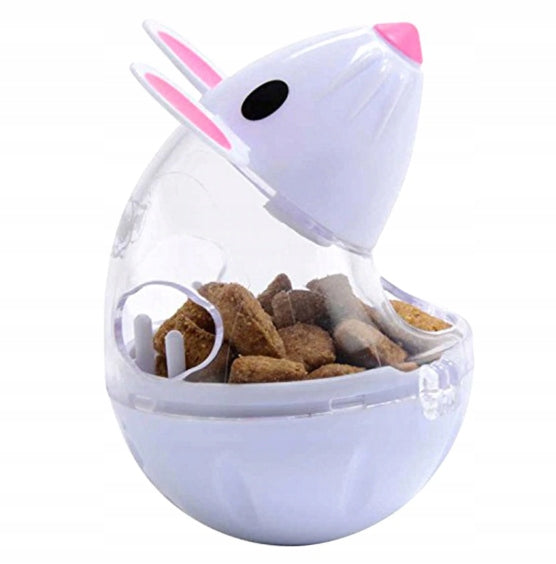 Interactive Cat Food Dispenser Bowl