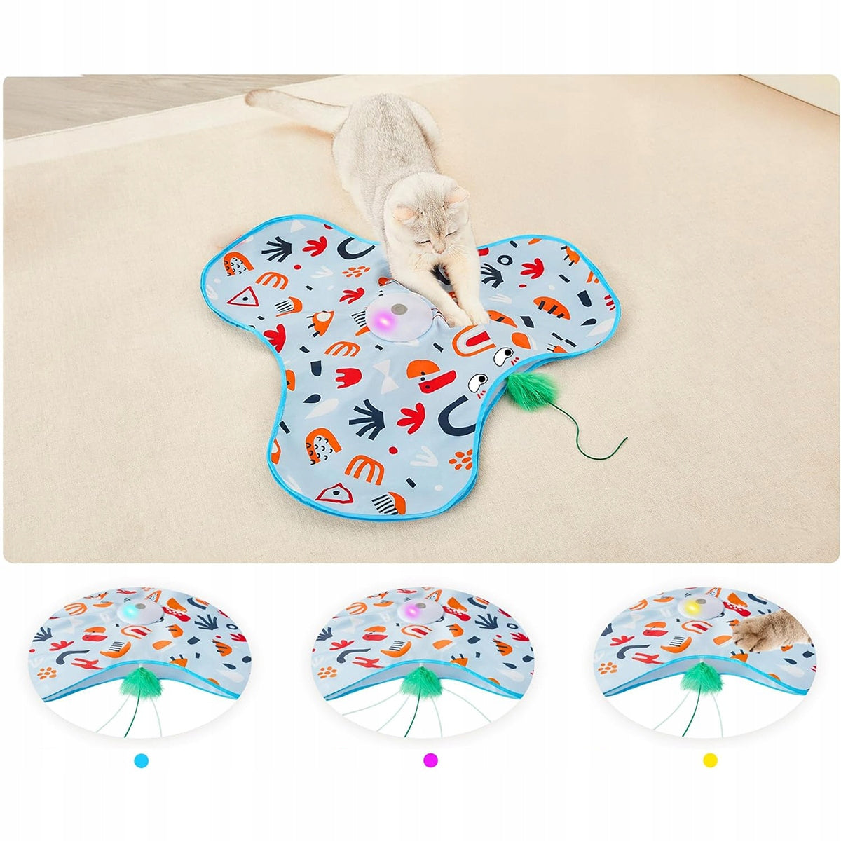 Interactive Cat Toy Intelligent Motion Sensor with Mouse Sounds Brand no brand