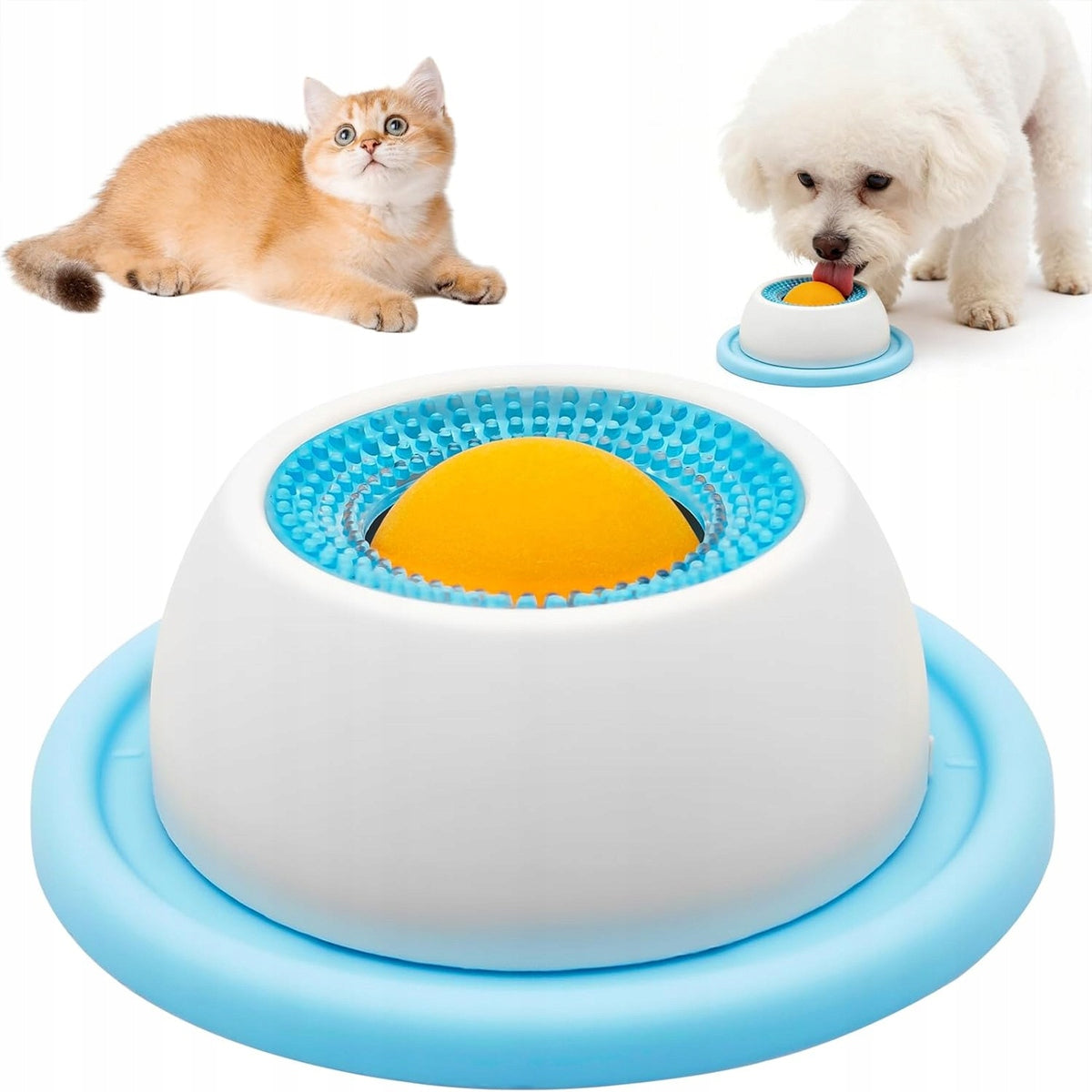 Interactive Food Slowing Bowl for Cat Dog