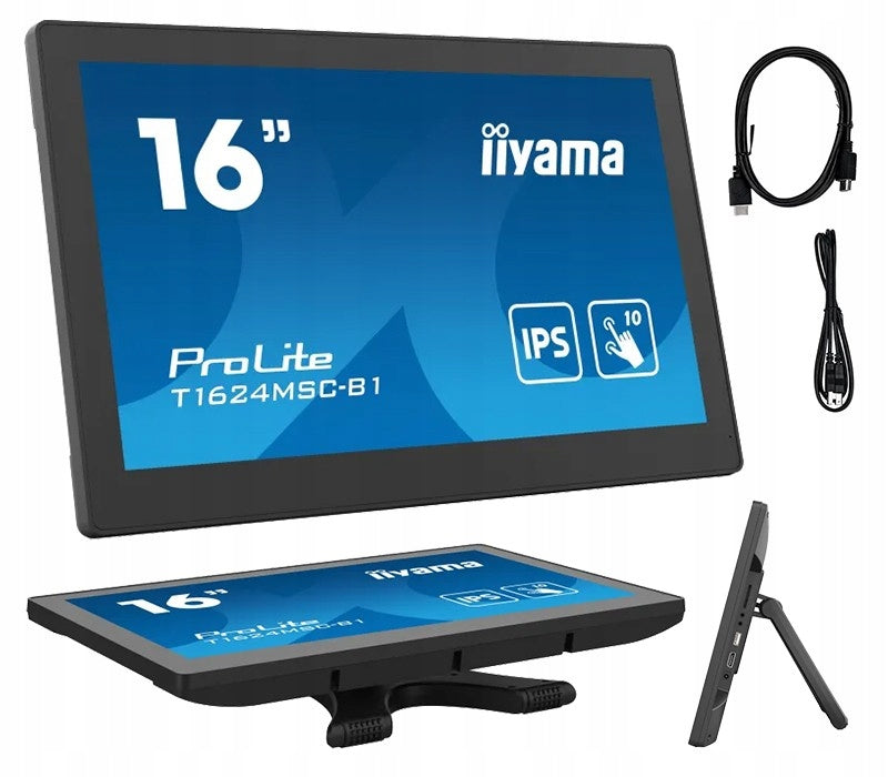 Interactive Monitor iiyama ProLite T1624MSC-B1 16 IPS, FullHD, HDMI,