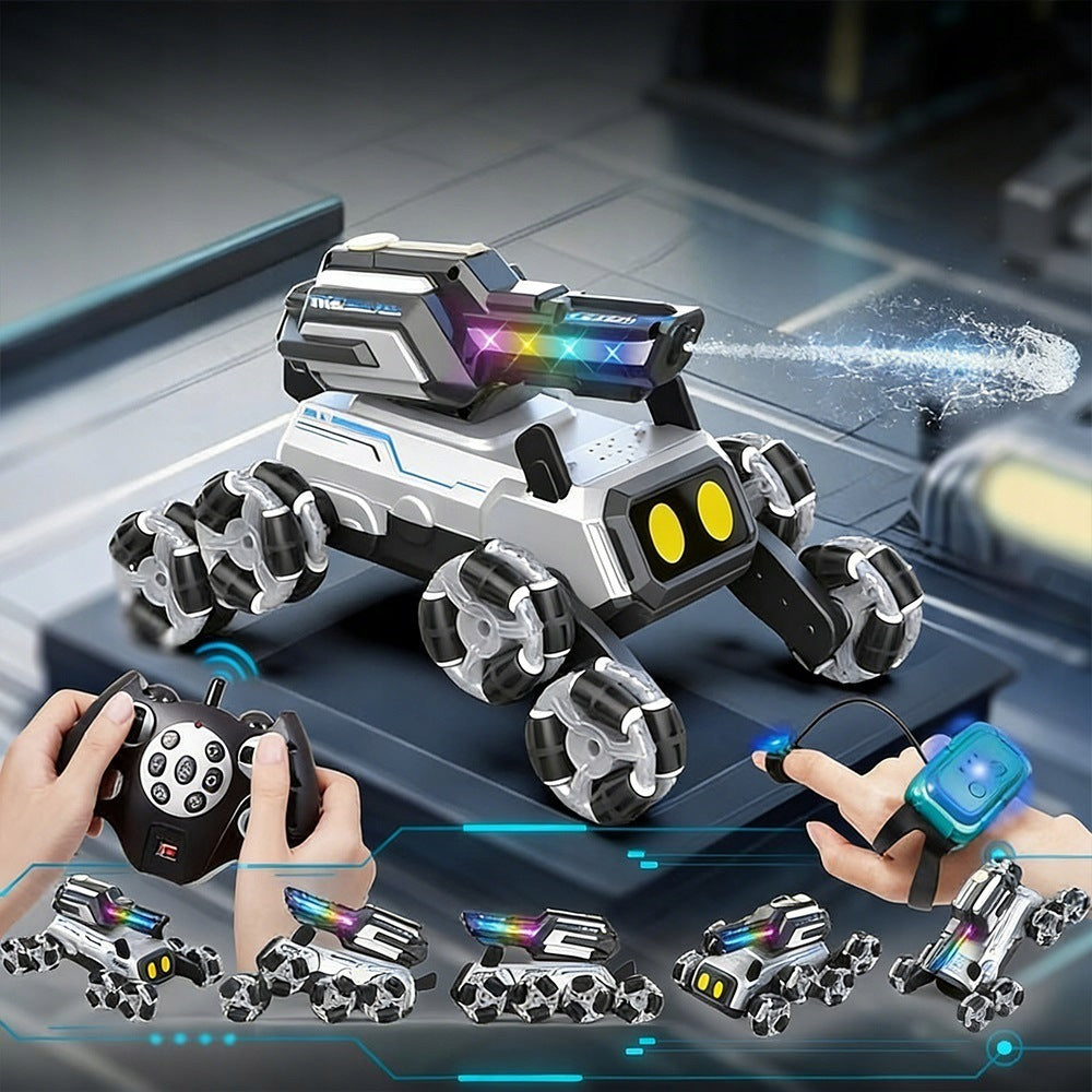 Interactive Robot Dog BEDEE With Water Gun For Children's Gift Packaging status original