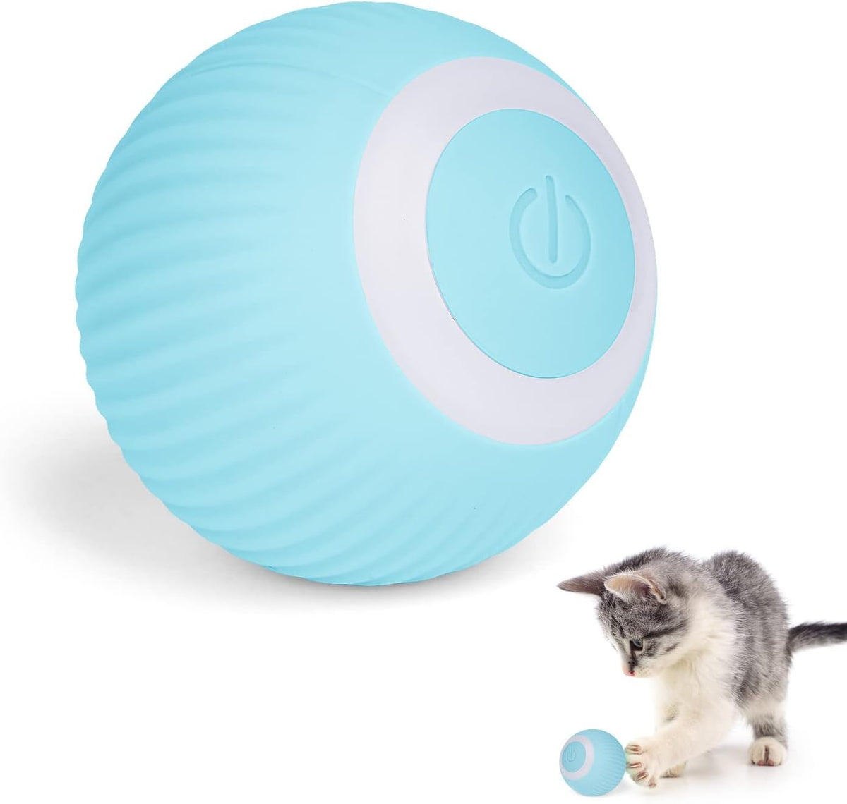 Interactive Runaway Ball for Cat and Dog – USB LED Toy (U021) Brand K&M