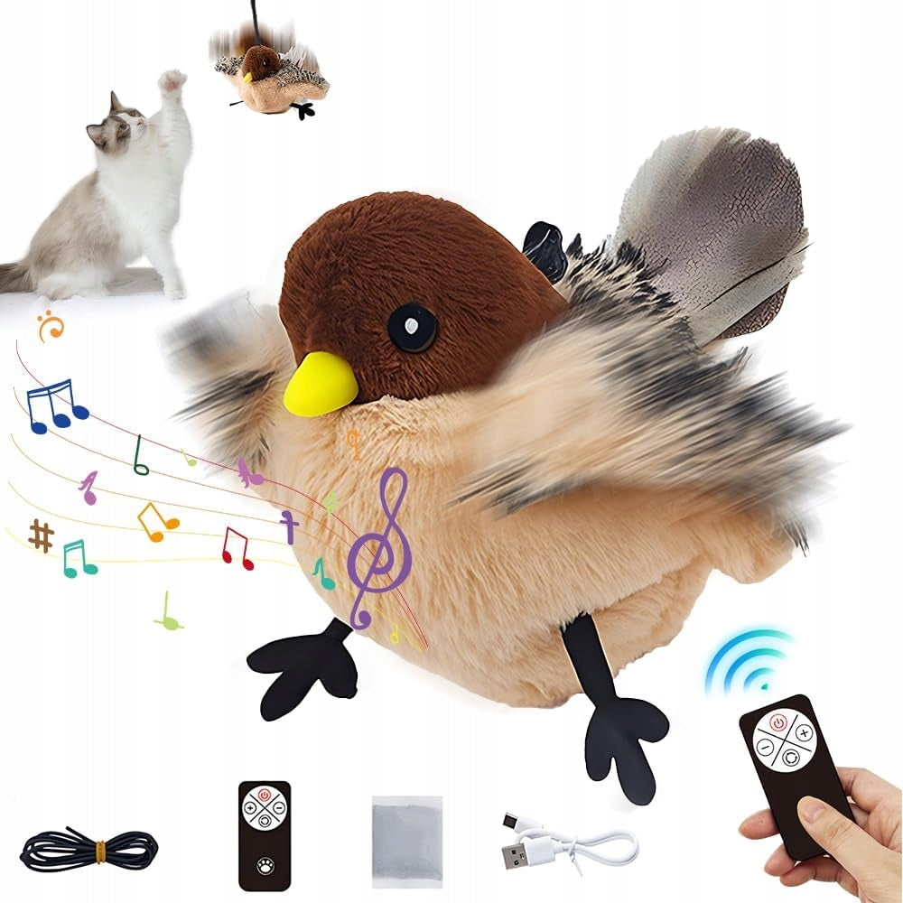 Interactive USB-C Flying Bird Toy Cat Toy With Remote Control Packaging status original