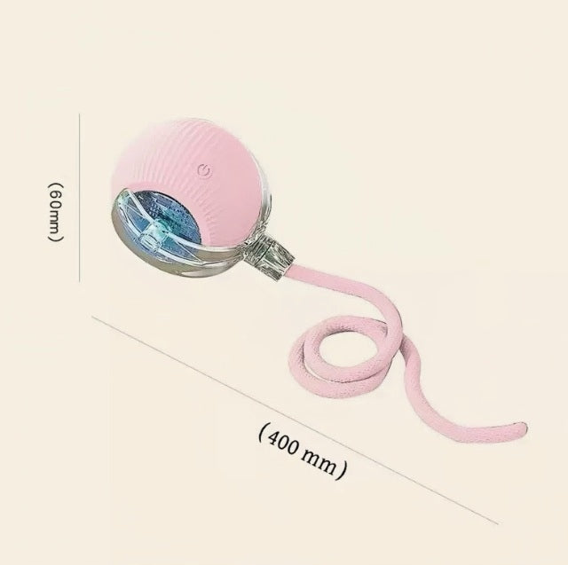Interactive toy for cat ball pink Brand SIEMIEC