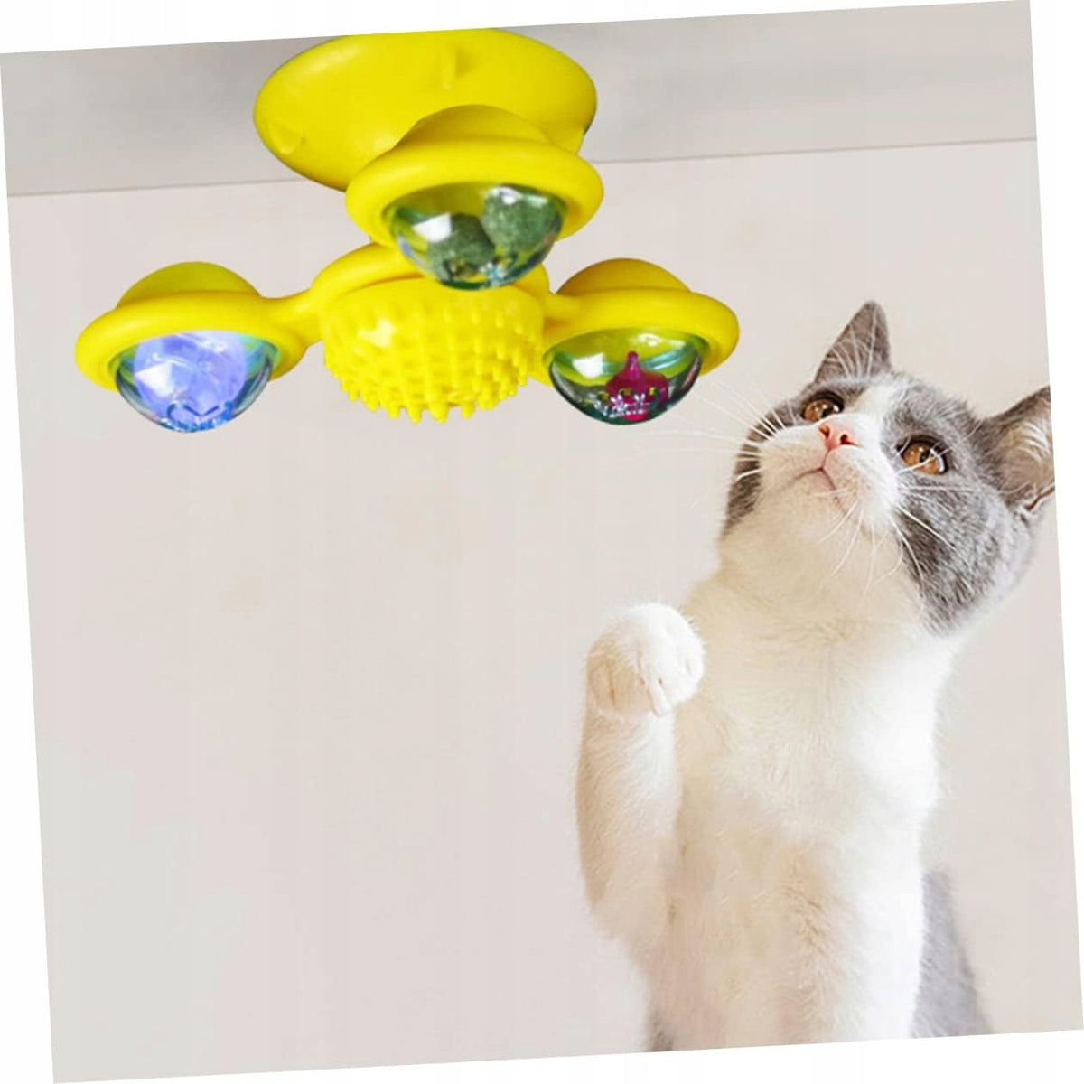 Interactive toy for cat rotating Manufacturer code ZABAWKADLA KOTA OBROTOWA PRZYSSAWKA