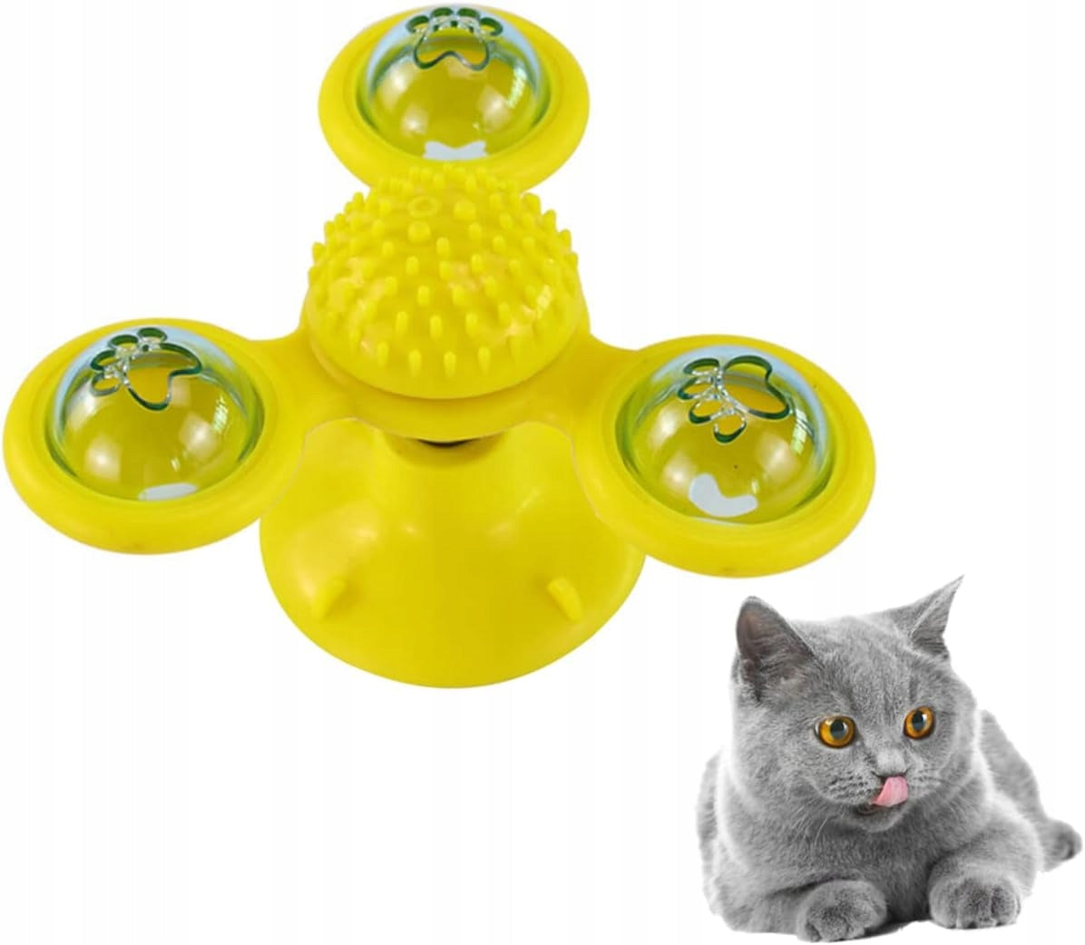 Interactive toy for cat rotating