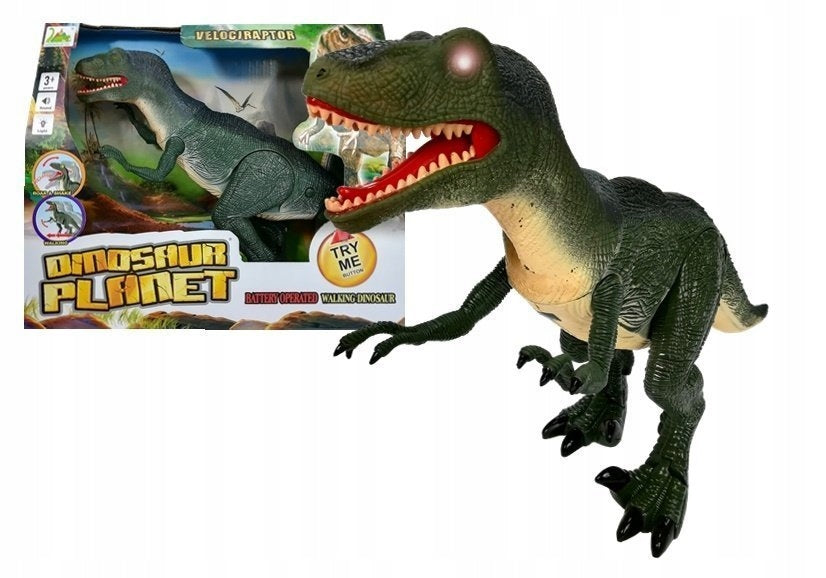 Velociraptor-Dinosaurier – bewegt sich, brüllt 