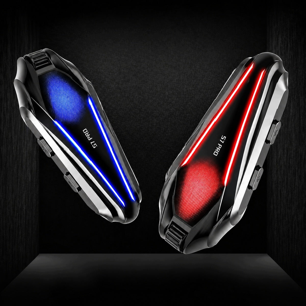 Intercom Bluetooth motorcycle 5.3 set of 2 people 100 km/h FM for helmet Packaging status original