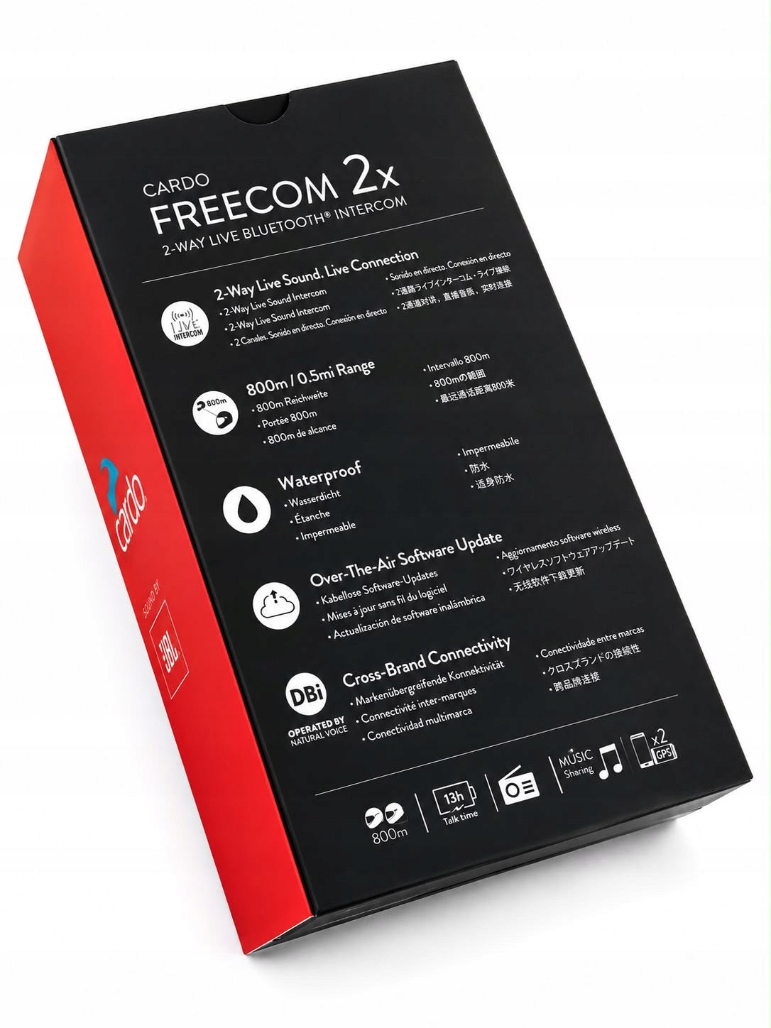 Intercom CARDO Freecom 2x Duo set for 2 helmets Packaging status original