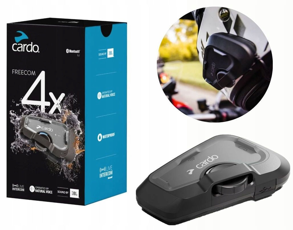 Intercom CARDO PACKTALK EDGE SINGLE Intercom Set for 1 Helmet Manufacturer Cardo