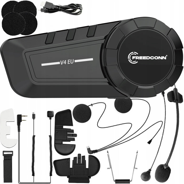 Intercom FREEDCONN KY PRO V4 Intercom Polish Menu Set for 1 Helmet EAN (GTIN) 6908177289126