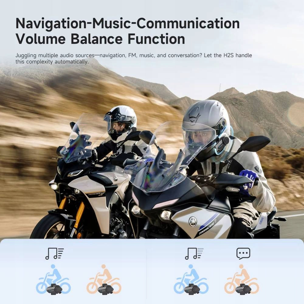 Intercom MOMAN H2S Motorcycle communication system Model MO H2S